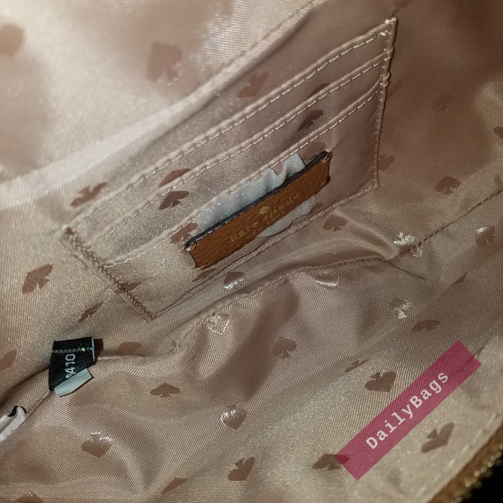 NWT KATE SPADE 100% AUTHENTIC LEILA BELT FANNY PACK BAG GINGER BROWN WKR00306 - Picture 2 of 8